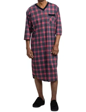 Adaptive Knit V-Neck Nightshirt