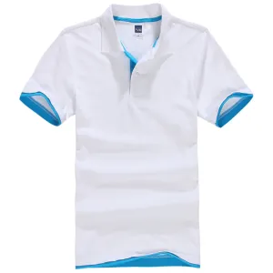 Brand New Men's Polo Shirt For Men Polos Men Cotton Short Sleeve shirt Clothes jerseys golftennis Plus Size XS- XXL 3XL homme