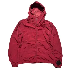 CP Company Red Nylon Watchviewer Jacket