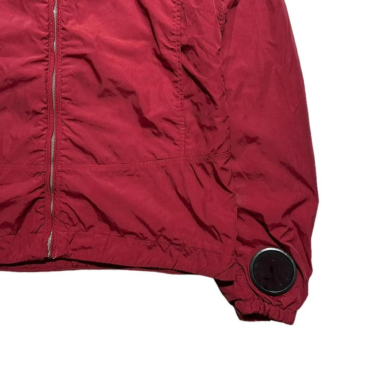 CP Company Red Nylon Watchviewer Jacket