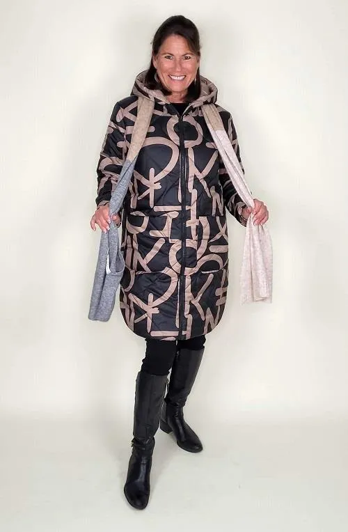 La Donna Reversible Coat "Two Sides"