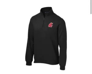 Men's Black Sport-Tek 1/4 Zip Pullover