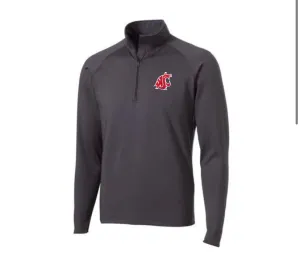 Men's Grey Sport-Tek 1/4 Zip Pullover