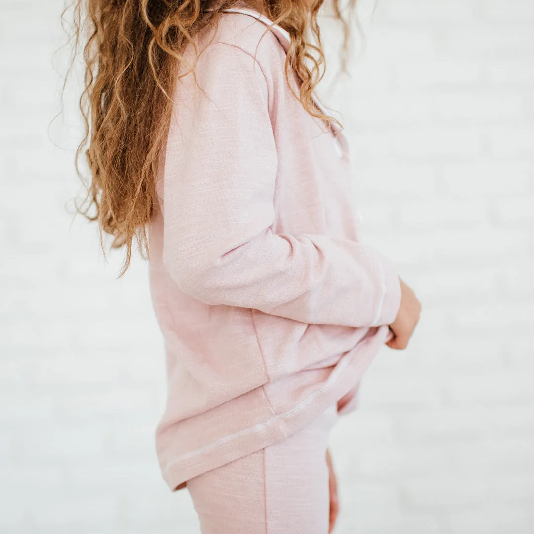 Mini Ice Pink Slumber Button Down