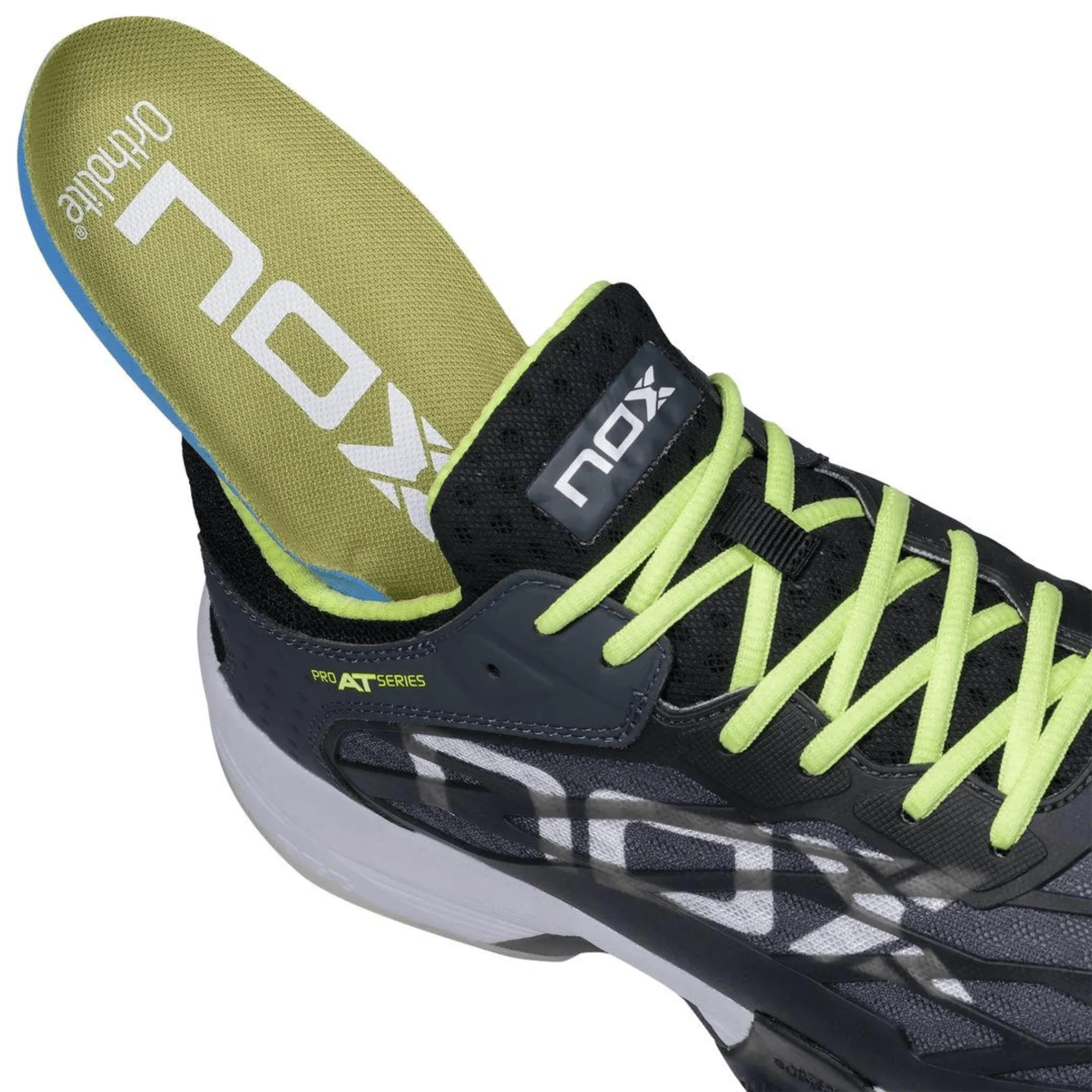 Nox AT10 LUX Black/Sharp Green Padel Shoes