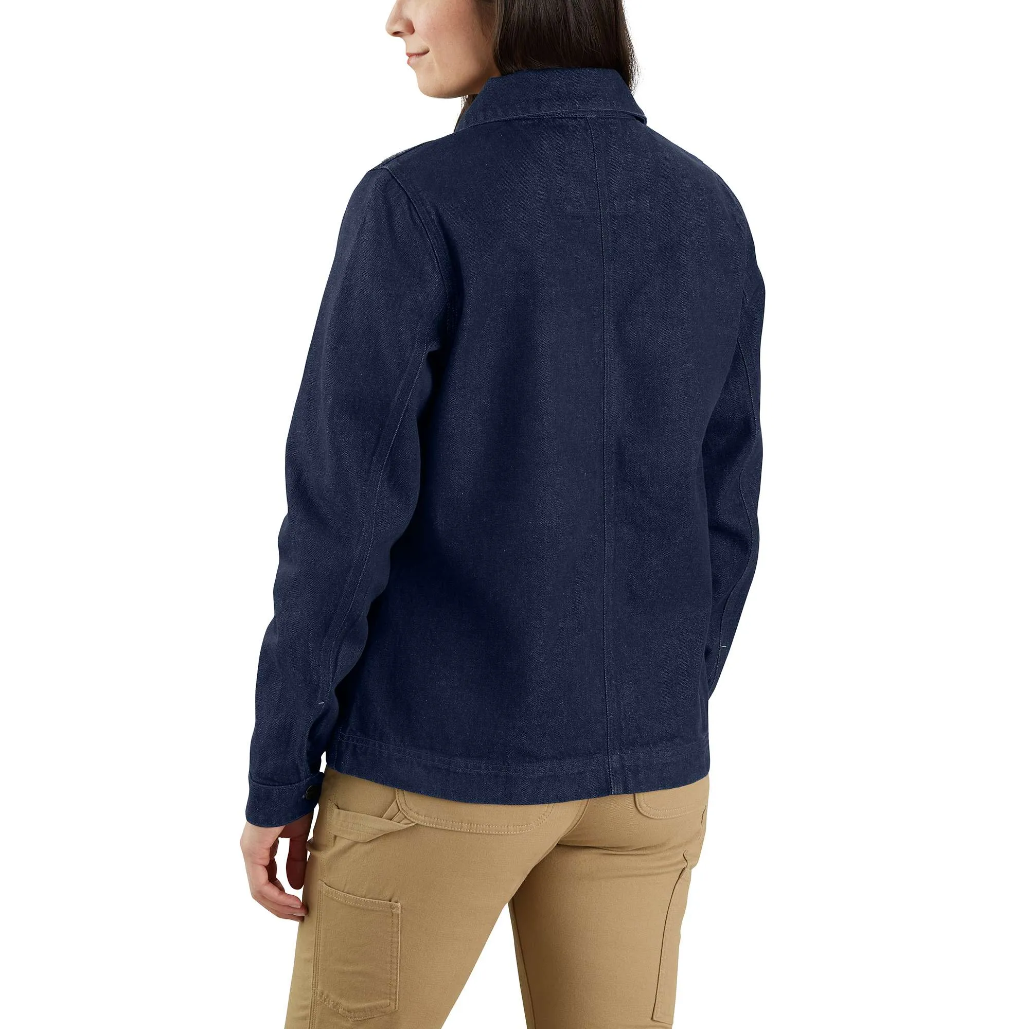 Relaxed Fit Denim Chore Coat