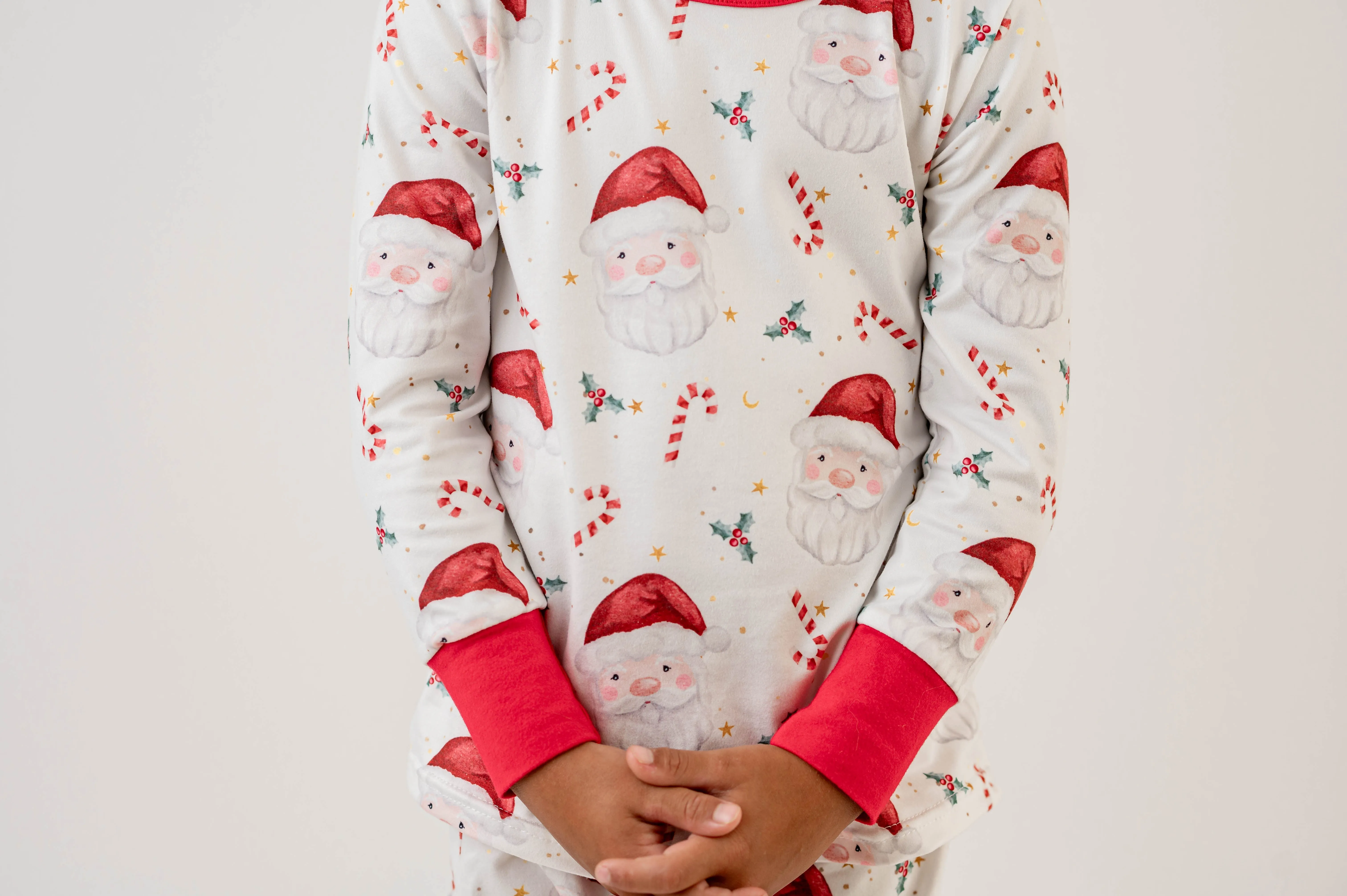 SANTA & CANDY CANE UNISEX PAJAMAS