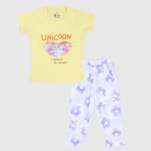 Unicorn Magic Short-Sleeved Pajama